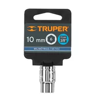 Douille MASTER 36 10 mm, 6 points, entraînement 3/8 po, TRUPER