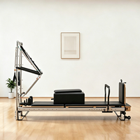 Reformer de yoga et pilates haut de gamme en alliage d'aluminium avec tour, équipement de fitness pour studio et bien-être