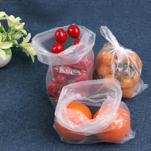 Bolsa de Vacío Transparente Personalizada de HDPE/LDPE con Asa, Logotipo Personalizado, Colores, Reciclable, Ecológica, para Envasado de Alimentos para Supermercado - Product Image 4