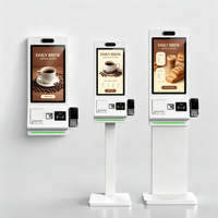 Kiosque de commande autonome sur pied OEM avec SDK, reconnaissance faciale, boîtier métallique pour l'enregistrement et le paiement en hôtel