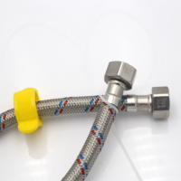 Tuyau flexible tressé en acier inoxydable DALEPU DLP9008 avec clé pour utilisation dans les salles de bain, toilettes, douches et chauffe-eau