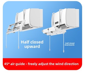 Deflector de Viento <span class=keywords><strong>para</strong></span> <span class=keywords><strong>Aire</strong></span> <span class=keywords><strong>Acondicionado</strong></span> B09, Evita el Flujo Directo de <span class=keywords><strong>Aire</strong></span>, Deflector <span class=keywords><strong>Universal</strong></span> <span class=keywords><strong>para</strong></span> Salida de <span class=keywords><strong>Aire</strong></span> Frío, <span class=keywords><strong>Placa</strong></span> Guía de Viento Montada en la Pared - Product Image 4
