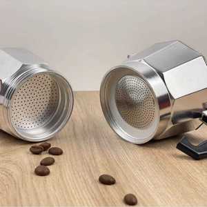 八角形アルミコーヒーポットモカポットアルミポットコーヒー器具コーヒーメーカーイタリアンエスプレッソ抽出コーヒー - Product Image 4