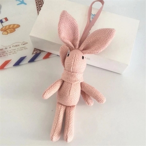20Cm Xách Tay Dễ Thương Mềm Ren Ăn Mặc Thỏ Thú Nhồi Bông Động Vật Sang Trọng Phục Sinh Bunny Đồ Chơi Vật Nuôi Cho Bé Món Quà Động Vật Búp Bê Keychain - Product Image 2