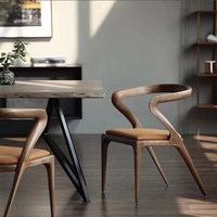 Chaises de salle à manger en bois de frêne de luxe moderne, chaise en cuir massif en noyer pour ensemble de table à manger, silla de comedor, chaises de salle à manger