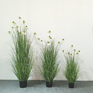 Tige de fleur de tournesol artificielle en plastique floqué, faite à la main, de haute qualité, orange et jaune, réaliste au toucher, pour la maison - Vente chaude - Product Image 5