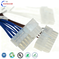 Kabel Harness Konektor Molex Mini Fit 4.2mm Pitch 5557 Male Berlapis Timah Tembaga PVC 100mm untuk Elektronik Robot