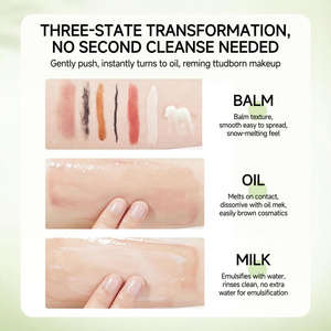 Baume nettoyant en profondeur à l'avocat LAOLISHI, <span class=keywords><strong>démaquillant</strong></span> doux pour peaux sensibles, nettoie efficacement les pores et les points noirs - Product Image 5