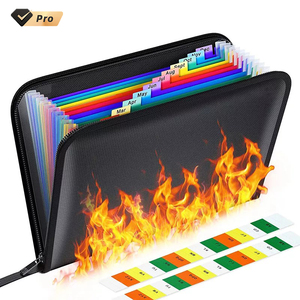 Hot Selling High Quality <strong>A4</strong> Fireproof Document Folder With <strong>Expanding</strong> Zipper For Office &amp; School Use Top Selling <strong>Filing</strong> Products - Product Image 1