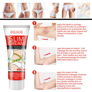 Hot Cream Masaje Cuerpo Celulitis Brazo Crema adelgazante Crema delgada Pérdida de peso Gel adelgazante para quemar grasa - Product Image 4