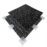 Revêtement de sol en caoutchouc insonorisant, imperméable, ignifuge, antichoc, antidérapant, durable, écologique pour salle de sport, fitness, extérieur