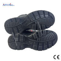 Bottes en caoutchouc pour pompiers EN 15090, embout en acier, résistantes aux flammes, imperméables, chaussures de sécurité pour la lutte contre les incendies, CE, fabrication OEM