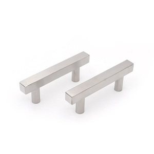 Modern 12mm Stainless Steel Furniture <b>Knob</b> Square Handle <b>Silver</b> Black Gold Kitchen Cabinets <b>Drawer</b> Pulls for Dresser Bedroom - Product Image 6