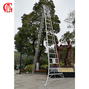 Nhiệm Vụ Nặng Nề Có Thể Điều Chỉnh Chân Loại Orchard Nhôm Tripod Thang Cho Trái Cây Chọn Và Vườn Thang Ba Đứng Thang - Product Image 3
