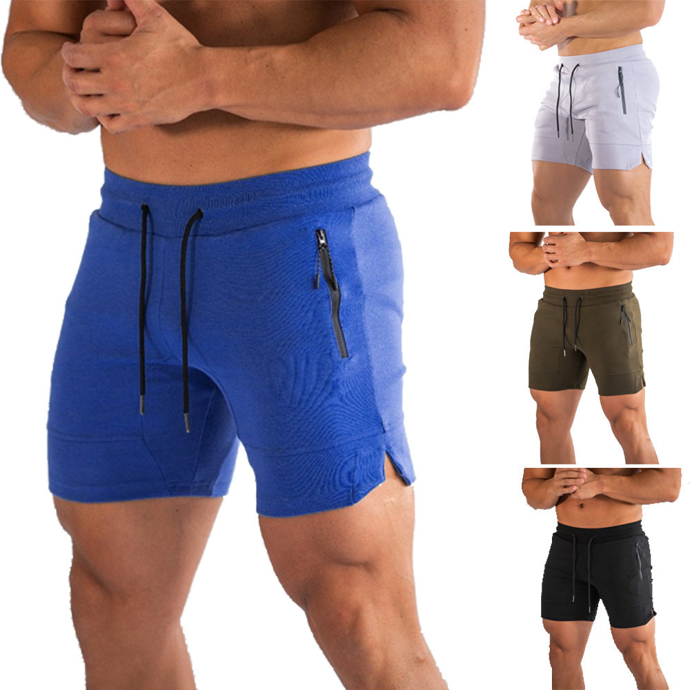 New Fashion running sports shorts men's training pants summer breathable quick-drying beach pants