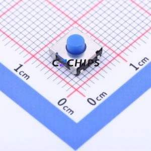 YTS-E005-3D Tactile Switch SMD Switch ( Switch Length: 6.65mm )( Switch Width: 6.4mm )( Switch Height: 4.3mm ) - Product Image 1