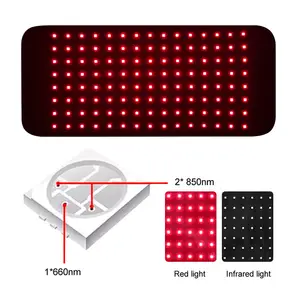 The New 120 Pcs Led Red Light Belt Therapy Cordless Red Light Therapy Body Belt Wrap