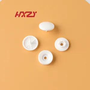 snap clip buttons Professional Whiteblack Solid Colorful Covered Children Clothes 4 Parts Fastener