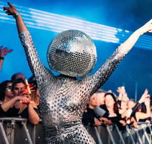 Vente chaude <span class=keywords><strong>Disco</strong></span> Miroir Costume Fête Scène Femme <span class=keywords><strong>Adulte</strong></span> Cosplay Discothèque Partie Argent Miroir Costume - Product Image 4