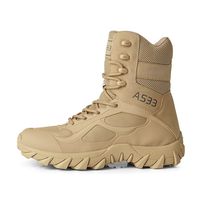 Bottes Tactiques YAKEDA pour Cheville, Randonnée, Entraînement, Opérateur en Caoutchouc, Antidérapantes, de Combat, du Désert, Chaussures Tactiques d'Extérieur