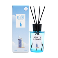 Diffuseur de parfum en verre fantaisie 170 ml, best-seller, avec parfum luxueux longue durée pour désodoriser et décorer n'importe quel espace