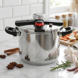 High Quality <strong>Large</strong> Capacity Stainless Steel <strong>Pressure</strong> <strong>Cooker</strong> 4L 6L 8L Thickened Explosion Proof for Home Kitchen Cooking Direct - Product Image 3