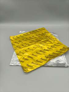 Custom Printed Logo Double Side Greaseproof Eco-friendly Baking <b>Paper</b> for Kebab and Bread Food <b>Wrapping</b> - Product Image 3