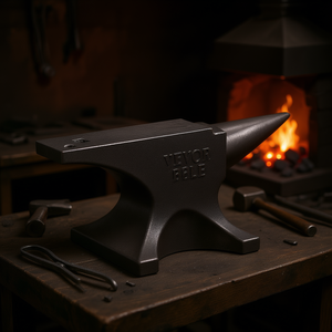 Yunque de acero fundido Vevor de 66 libras con un solo cuerno, herramienta de forja de alta dureza para doblar y dar forma, uso estable en encimera. - Product Image 2