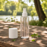 Flacon de parfum rechargeable de 150 ml, grand flacon transparent en PET, flacon pulvérisateur cosmétique vide, flacon de brume parfumée pour emballage cosmétique