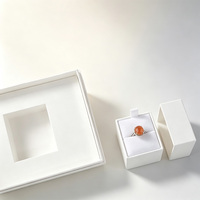 Cajas de Almacenamiento de Joyería de Papel Kraft Rígido, Hechas a Mano, Ecológicas, Reciclables, de Lujo, con Logotipo Personalizado en Relieve, al por Mayor