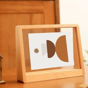 Marco de Fotos de Madera Sólida Ecológico de 6-10 Pulgadas para Decoración del Hogar, Elegancia Sostenible - Product Image 4