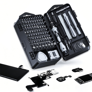 Set di Cacciaviti di Precisione 115-in-1 con Punte Magnetiche, Strumenti di Riparazione Manuali, Mini Cacciaviti <span class=keywords><strong>per</strong></span> Occhiali, Computer, <span class=keywords><strong>Orologi</strong></span>, Telefoni, Laptop - Product Image 1