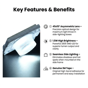 Convient aux boîtes à lumière et aux lettres lumineuses de 4 à 20 cm de profondeur, installation facile plug-and-play 3229 pour les ateliers de signalétique et les entrepreneurs. - Product Image 5
