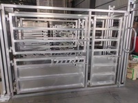 Chute d'encastrement pour bétail de haute qualité, manuelle et hydraulique, à commande simple pour la manutention du bétail
