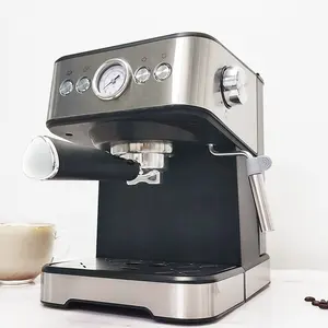 2024 New Espresso Máy pha cà phê 20bar tự động ý Mỹ Espresso cà phê Maker với sữa Frother cho cappuccino pha cà phê