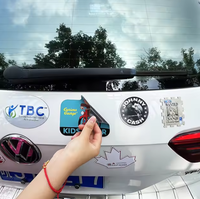 Autocollant de voiture en vinyle personnalisable, autocollant durable pour la carrosserie de la voiture, pour la promotion
