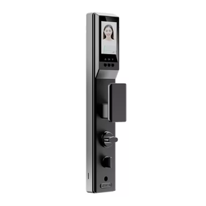 Meilleure vente noir <span class=keywords><strong>marron</strong></span> en alliage d'aluminium Tuya Wifi APP ouverture à distance reconnaissance des empreintes digitales serrure de porte intelligente de haute sécurité - Product Image 2