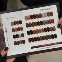 SUUSEEGEL Vente en gros de la collection de vernis gel assortis de la série marron, 20 couleurs, pour salons de manucure, lot de 12 ml