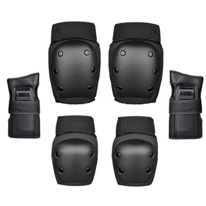 Elbow <b>Pads</b> Knee <b>Pads</b> <b>Hip</b> <b>Pads</b> Wrist Guards Helmet Set Black Unisex Shock Absorption Protection <b>For</b> Children And Adults - Product Image 5