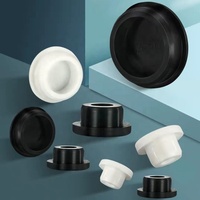 Stock 1-170mm T Forme Silicone Trou Bouchon De Bouteille, Blanc Noir Bouchon De Tuyau En Caoutchouc Bouchon Anti-Poussière En Caoutchouc