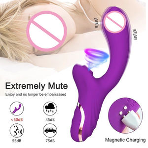 Vibrador Rosa con 10 Frecuencias de Succión y 10 Frecuencias de Vibración para Estimulación Femenina Orgasmo Instantáneo Masturbación Productos para Adultos Varita AV - Product Image 3