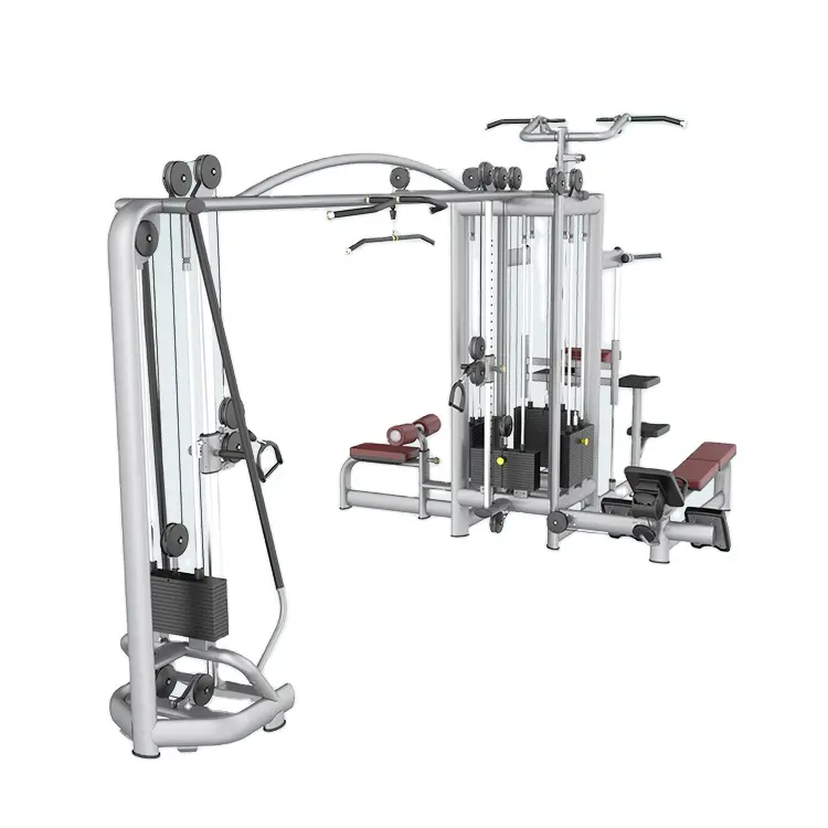 Commercial Use Cable Crossover Gym Equipment 5-Station Fitness Machines for Shoulder Chest Exercise at Discounted Price