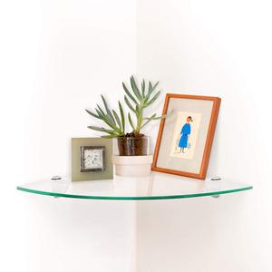 Hotel accesorios de baño doble nivel triángulo de vidrio montada <span class=keywords><strong>en</strong></span> <span class=keywords><strong>la</strong></span> pared estante de <span class=keywords><strong>la</strong></span> <span class=keywords><strong>esquina</strong></span> - Product Image 5