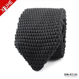 Wholesale 2020 New Design Knitted Necktie Plain <strong>Burgundy</strong> Mens Knit <strong>Ties</strong> for Custom - Product Image 6