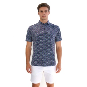 <strong>2026</strong> High Quality Custom Embroidery Logo Your Own Design Logo Polyester Spandex Print Dry Fit Golf Men's <strong>Polo</strong> Shirts - Product Image 3