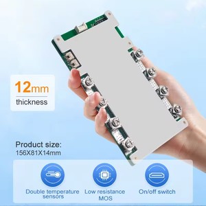 Xe đạp điện 3S-4S <span class=keywords><strong>12V</strong></span> LiFePO4 BMS hệ thống quản lý pin 110a-200a bảo vệ pin PCB Hội Đồng Quản trị với cân bằng & chuyển đổi - Product Image 4