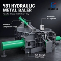 Prensa Hidráulica de Alta Productividad para Chatarra Metálica de Acero Inoxidable, con Bomba y Motor, para Reciclaje de Hierro y Aleación de Aluminio, Nueva en Oferta