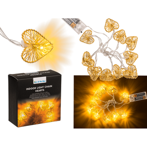 Cadena ligera, corazones, con 10 LED, - Product Image 1