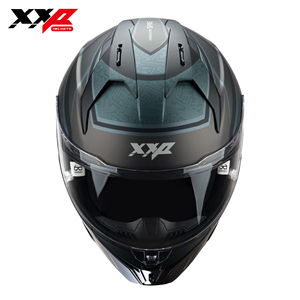 Casques de moto intégraux NOUVEAUX avec grand spoiler, double visière, boucle à dégagement rapide, tailles S-XXL, XXP VINDICATOR SPIKE DOT ABS - Product Image 5