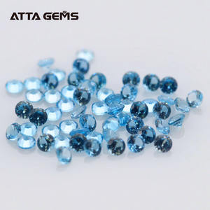 스위스 # 120개 합성 블루 아쿠아마린 스톤 합성 스피넬 스톤 미국 및 유럽 판매용 - Product Image 6